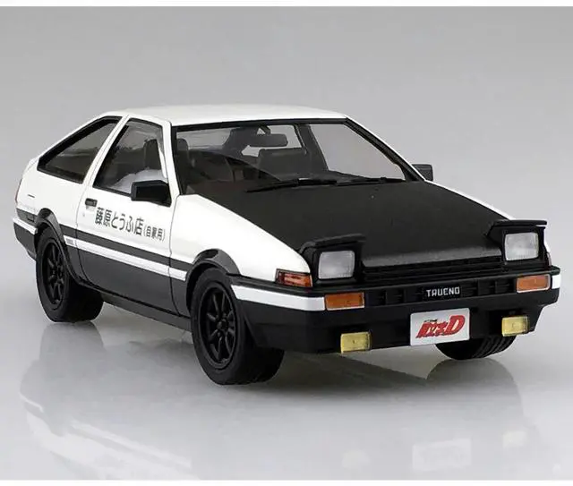 Alt view image 5 of 6 - Aoshima: Initial D - Takumi Fujiwara's AE86 Trueno (Project D Ver.) 1/24 Scale Model Kit