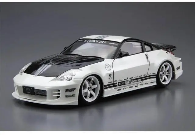 Alt view image 3 of 6 - Aoshima: Nissan (2005) Top Secret Z33 Fairlady Z 1/24 Scale Model Kit #33