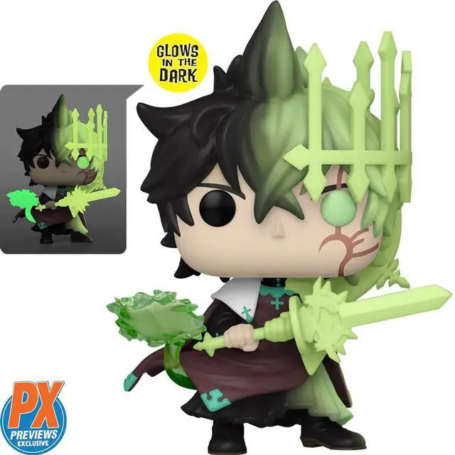 Alt view image 2 of 2 - Funko POP! Black Clover - Yuno (Spirit of Zephyr) Figure #1422 Preview Exclusives (PX)