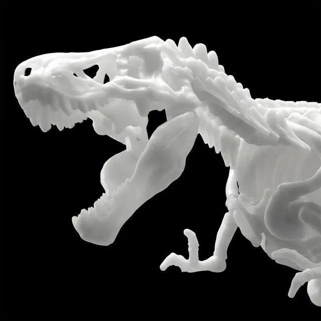 Alt view image 5 of 6 - Bandai Spirits: Dinosaur - Tyrannosaurus (Limex Skeleton) Model Kit