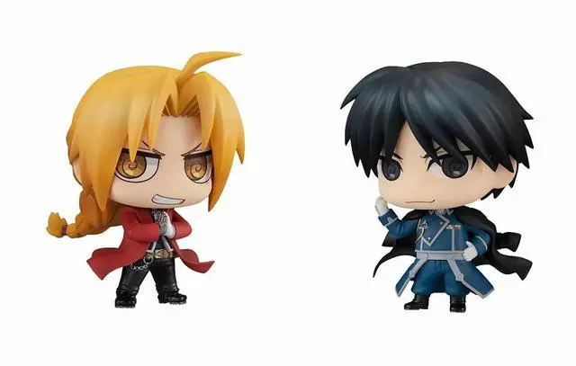 Main image of Chimi-Mega Buddy Series: Full Metal Alchemist - Edward Elric and Roy Mustang