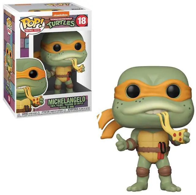 Alt view image 6 of 6 - Funko Pop! Retro Toys: Teenage Mutant Ninja Turtles - Michelangelo