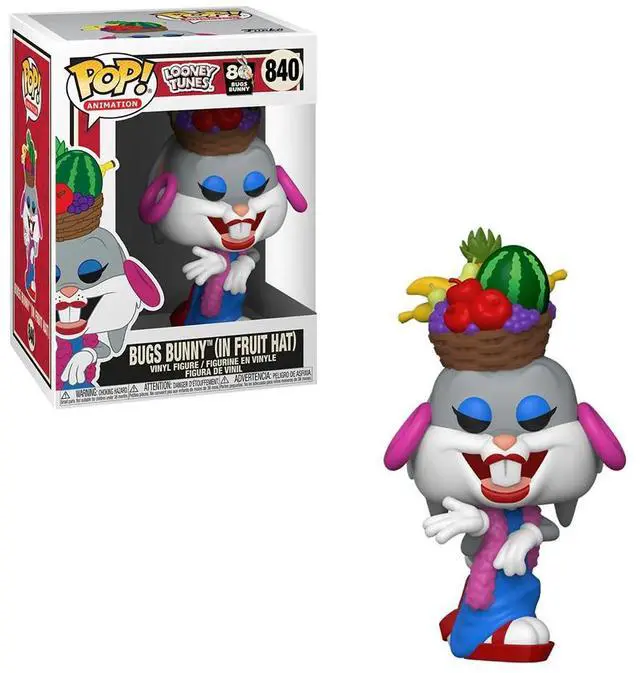 Main image of Funko POP! Bugs Bunny 80th - Bugs in Fruit Hat Vinyl Figure #840