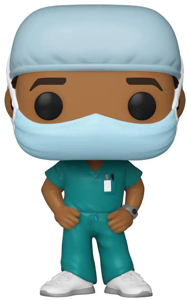 Alt view image 2 of 2 - FUNKO POP! HEROES: Front Line Worker - Male #2