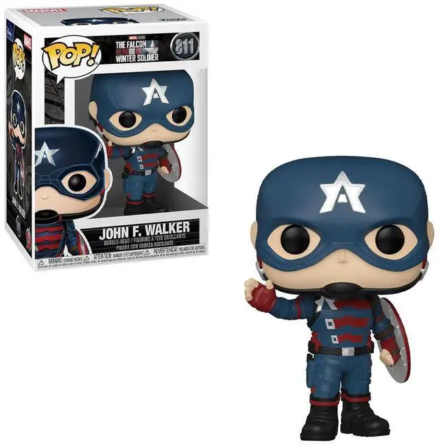 Alt view image 3 of 3 - FUNKO POP! MARVEL: The Falcon and the Winter Soldier- John F. Walker
