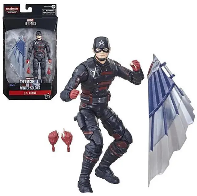 Main image of The Falcon and the Winter Soldier: Marvel Legends - U.S. Agent 6-Inch Action Figure (Captain America Flight Gear Build-A-Figure)