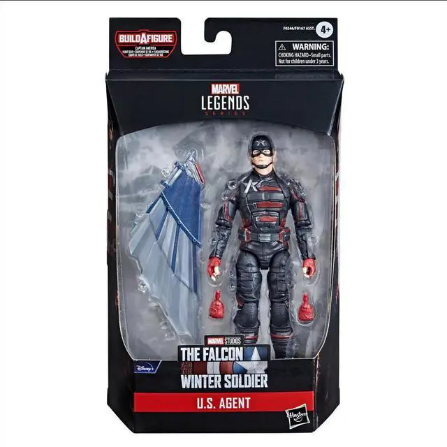 Alt view image 6 of 6 - The Falcon and the Winter Soldier: Marvel Legends - U.S. Agent 6-Inch Action Figure (Captain America Flight Gear Build-A-Figure)