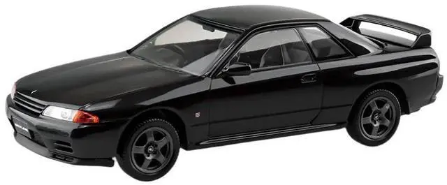 Main image of Aoshima: 1/32 The Snap Kit Nissan R32 Skyline GT-R (Black Pearl Metallic) Scale Model Kit #14-C