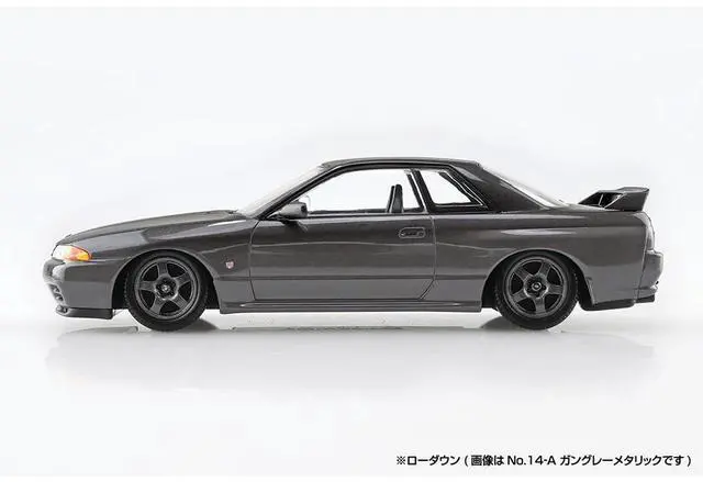 Alt view image 6 of 6 - Aoshima: 1/32 The Snap Kit Nissan R32 Skyline GT-R (Black Pearl Metallic) Scale Model Kit #14-C