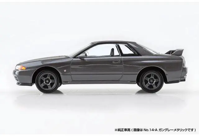 Alt view image 5 of 6 - Aoshima: 1/32 The Snap Kit Nissan R32 Skyline GT-R (Black Pearl Metallic) Scale Model Kit #14-C