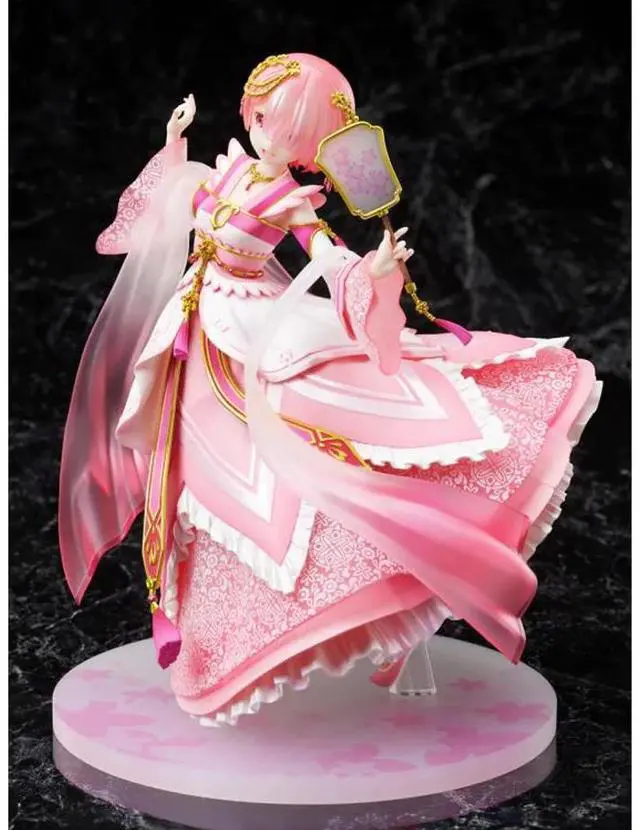 Alt view image 4 of 6 - FuRyu: Re:Zero Starting Life in Another World - Ram (Hanfu) 1/7 Scale Figure