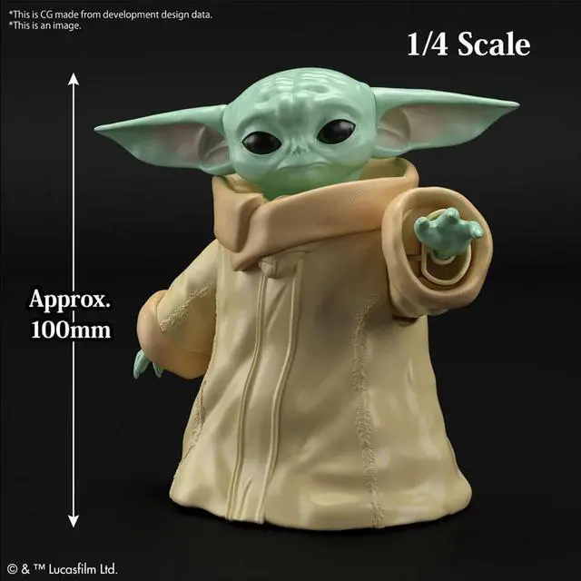 Alt view image 3 of 6 - Bandai Spirits: Star Wars - Grogu (The Mandalorian Ver.) 1/4 Scale Model Kit