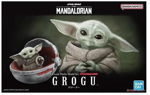Main image of Bandai Spirits: Star Wars - Grogu (The Mandalorian Ver.) 1/4 Scale Model Kit