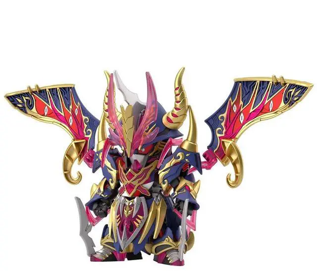 Alt view image 2 of 7 - Bandai Spirits: Gundam SDW Heroes: The Legend of Dragon Knight - Warlock Aegis Gundam Model Kit #24