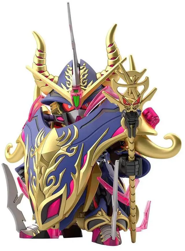 Alt view image 3 of 7 - Bandai Spirits: Gundam SDW Heroes: The Legend of Dragon Knight - Warlock Aegis Gundam Model Kit #24