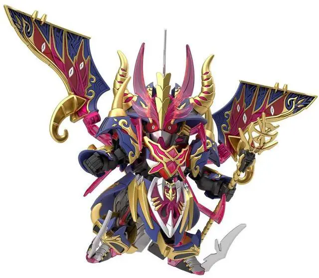 Alt view image 4 of 7 - Bandai Spirits: Gundam SDW Heroes: The Legend of Dragon Knight - Warlock Aegis Gundam Model Kit #24