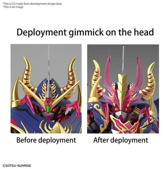 Alt view image 6 of 7 - Bandai Spirits: Gundam SDW Heroes: The Legend of Dragon Knight - Warlock Aegis Gundam Model Kit #24