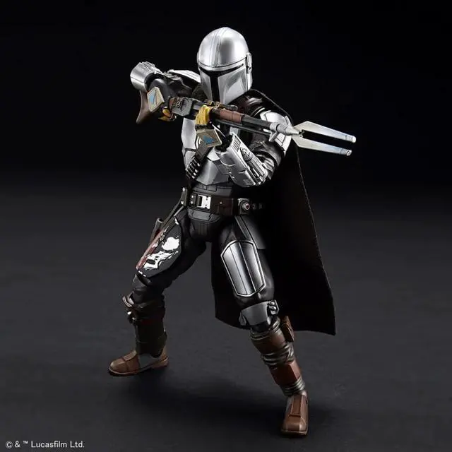 Alt view image 10 of 13 - Star Wars The Mandalorian (Vesker Armor) Silver Coating Ver. 1/12 Scale Color-coded Plastic Model