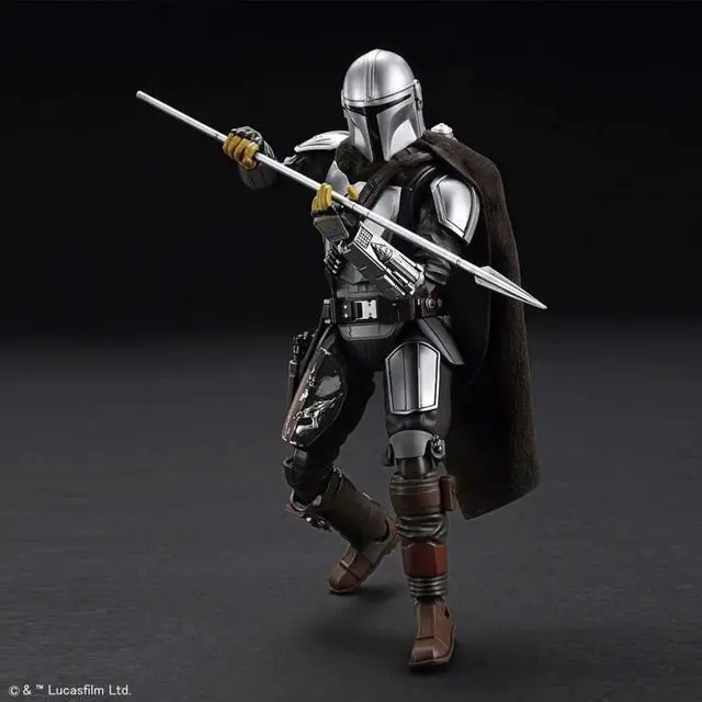 Alt view image 12 of 13 - Star Wars The Mandalorian (Vesker Armor) Silver Coating Ver. 1/12 Scale Color-coded Plastic Model