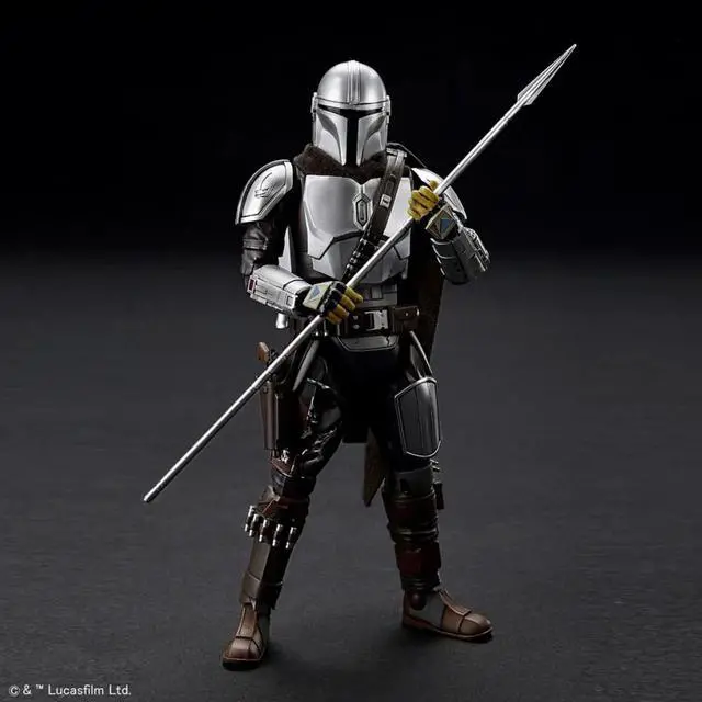 Alt view image 9 of 13 - Star Wars The Mandalorian (Vesker Armor) Silver Coating Ver. 1/12 Scale Color-coded Plastic Model