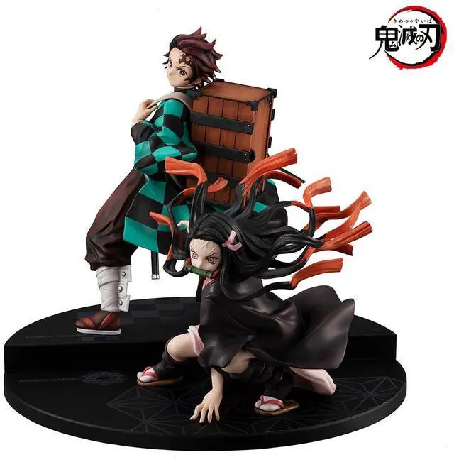Alt view image 2 of 7 - GEM Series: Demon Slayer: Kimetsu no Yaiba - Kamado Siblings (Tanjiro and Nezuko) Figure