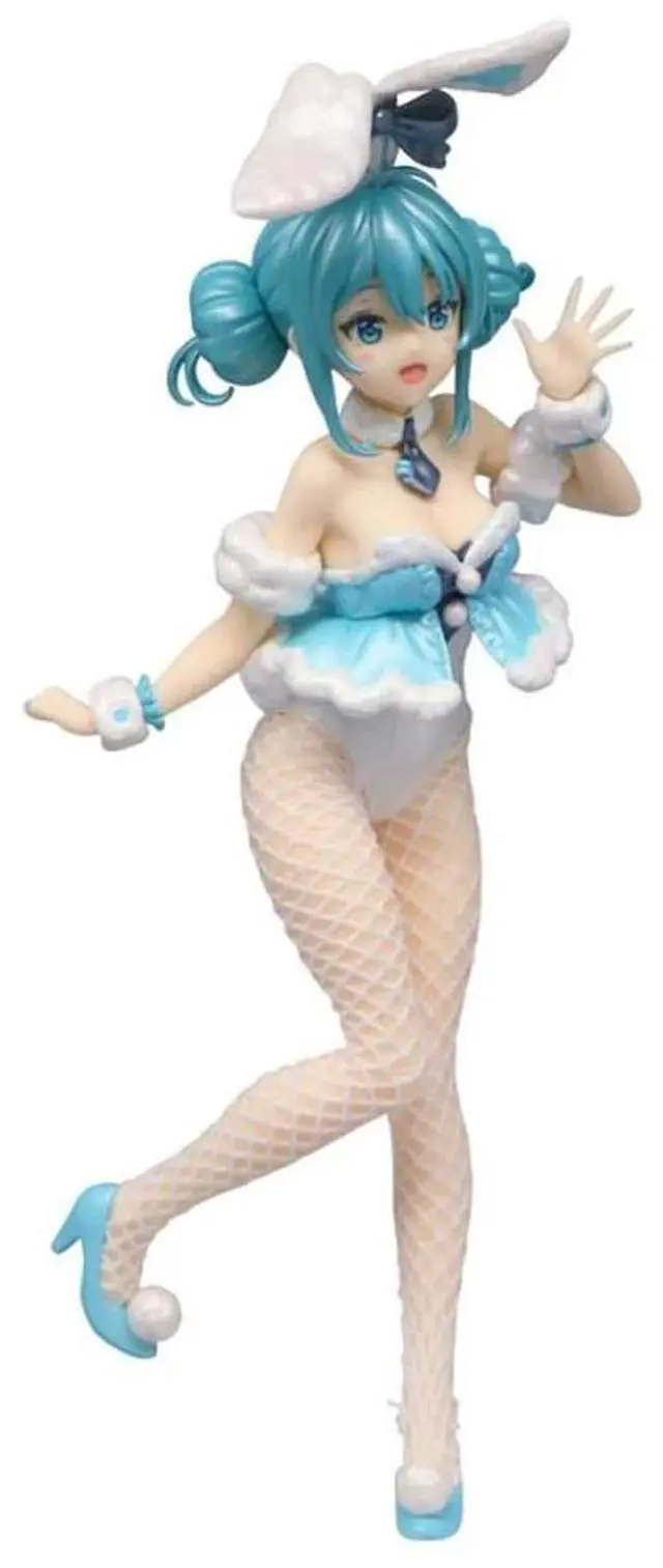 Alt view image 2 of 5 - FuRyu: BiCute Bunnies - Hatsune Miku White Rabbit (Baby Blue ver.) Figure