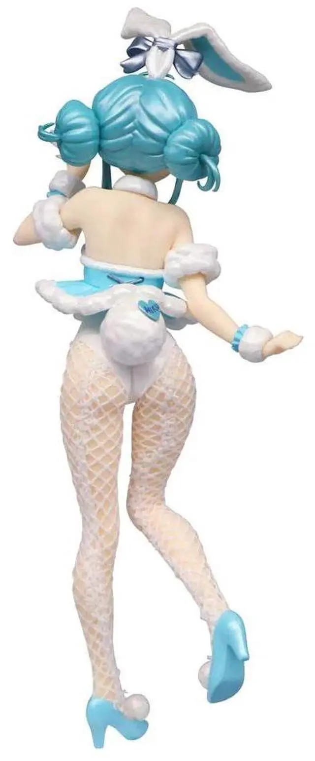 Alt view image 3 of 5 - FuRyu: BiCute Bunnies - Hatsune Miku White Rabbit (Baby Blue ver.) Figure