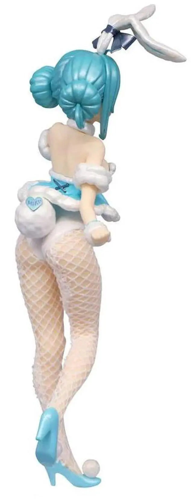 Alt view image 4 of 5 - FuRyu: BiCute Bunnies - Hatsune Miku White Rabbit (Baby Blue ver.) Figure