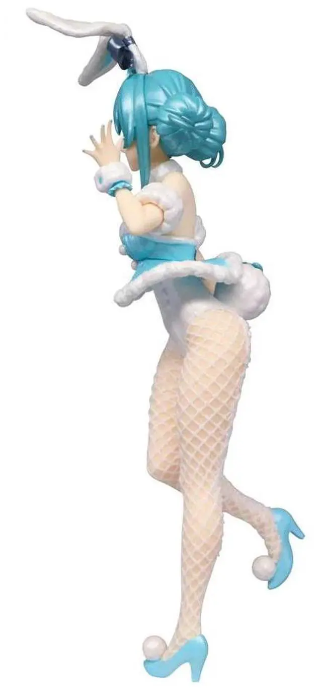 Alt view image 5 of 5 - FuRyu: BiCute Bunnies - Hatsune Miku White Rabbit (Baby Blue ver.) Figure