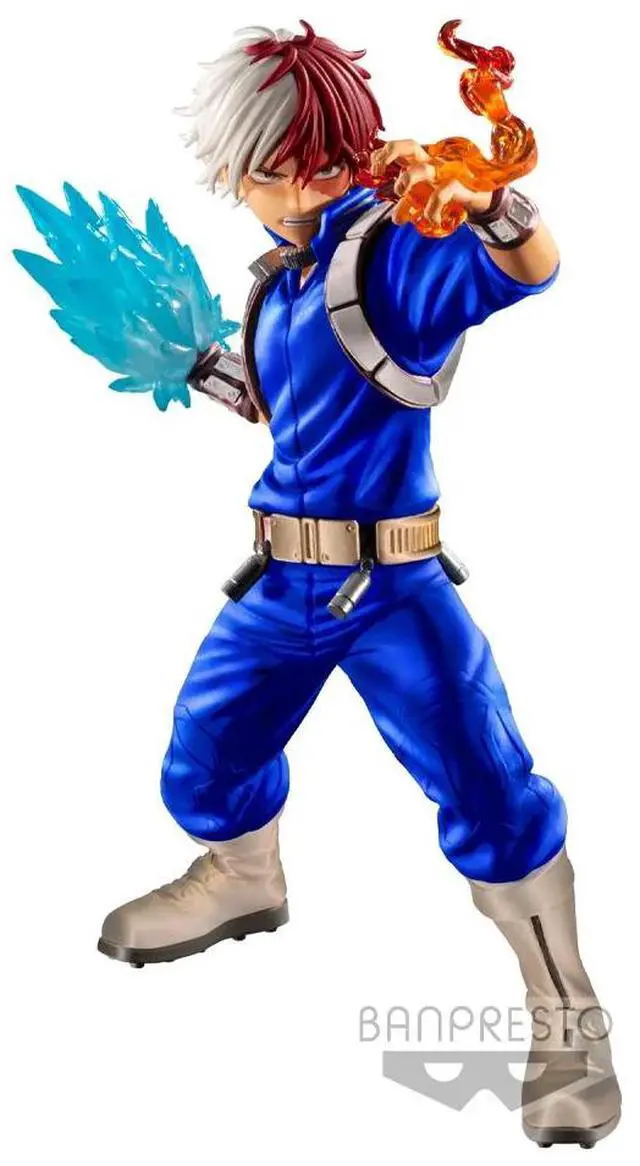 Alt view image 3 of 6 - Shoto Todoroki [C]: 14cm The Amazing Heroes Statue Figurine Bundled with 1 A.C.G. Compatible Theme Trading Card (18618)