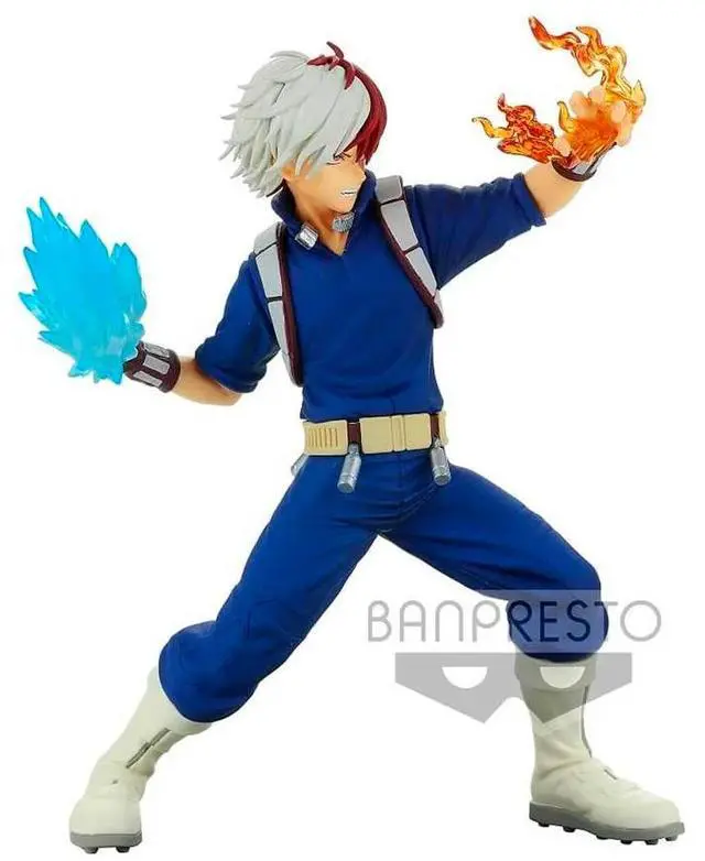 Alt view image 4 of 6 - Shoto Todoroki [C]: 14cm The Amazing Heroes Statue Figurine Bundled with 1 A.C.G. Compatible Theme Trading Card (18618)