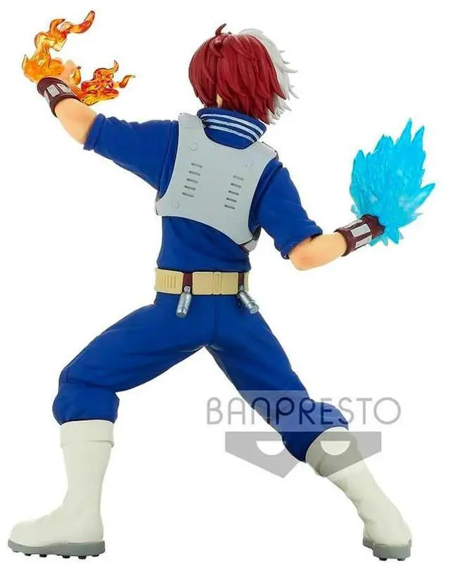 Alt view image 6 of 6 - Shoto Todoroki [C]: 14cm The Amazing Heroes Statue Figurine Bundled with 1 A.C.G. Compatible Theme Trading Card (18618)