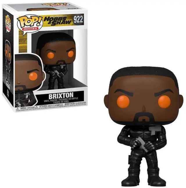 Main image of Funko POP! Hobbs and Shaw - Brixton with Orange Eyes Vinyl Figure #922