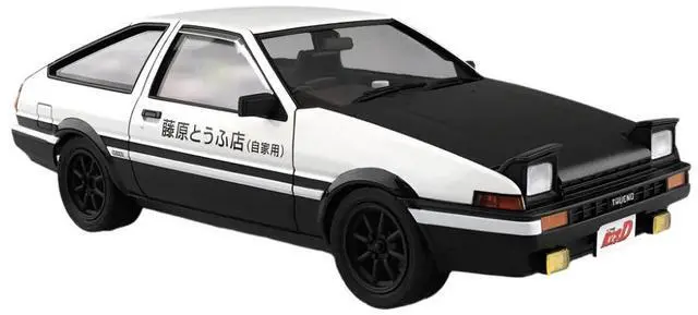 Main image of Aoshima: 1/24 Initial D - Takumi Fujiwara AE86 Trueno Comics Vol. 37 Scale Model Kit #6