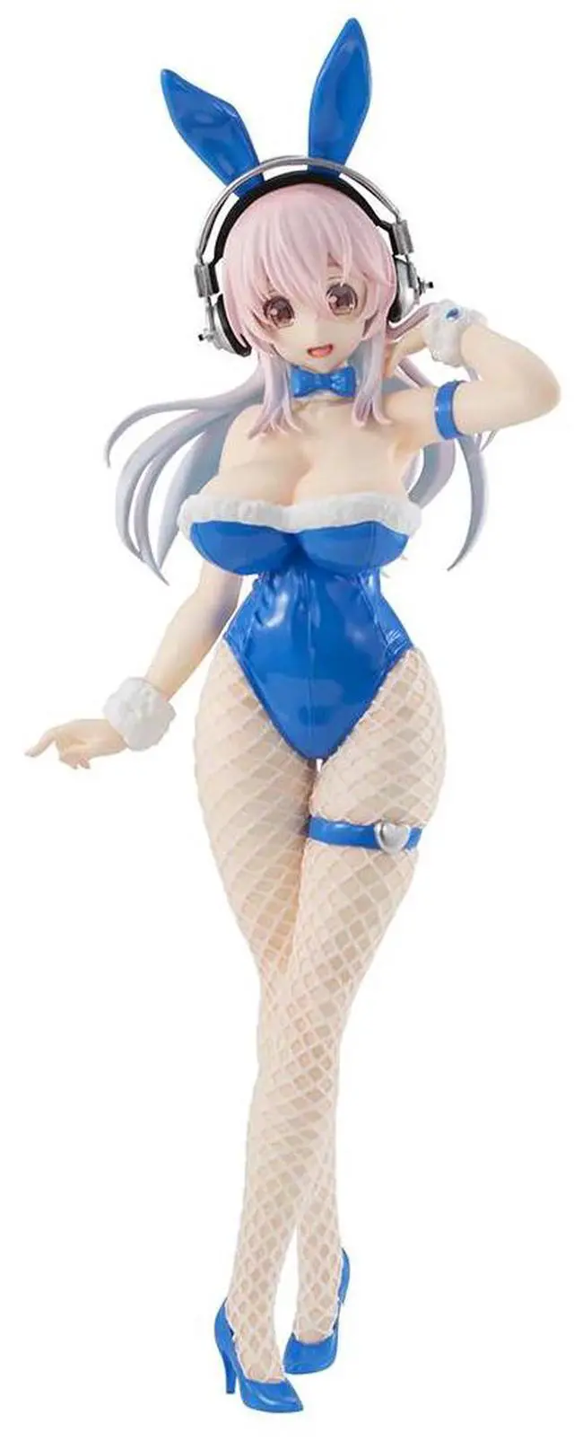 Main image of FuRyu: BiCute Bunnies - Super Sonico (Blue Rabbit Ver.) Figure