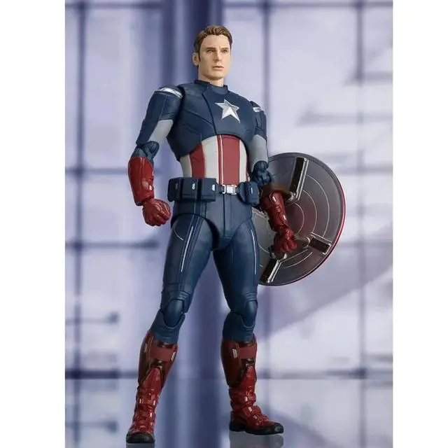Alt view image 3 of 5 - Tamashii Nations S.H. Figuarts: Avengers Endgame - Captain America (Cap vs Cap)