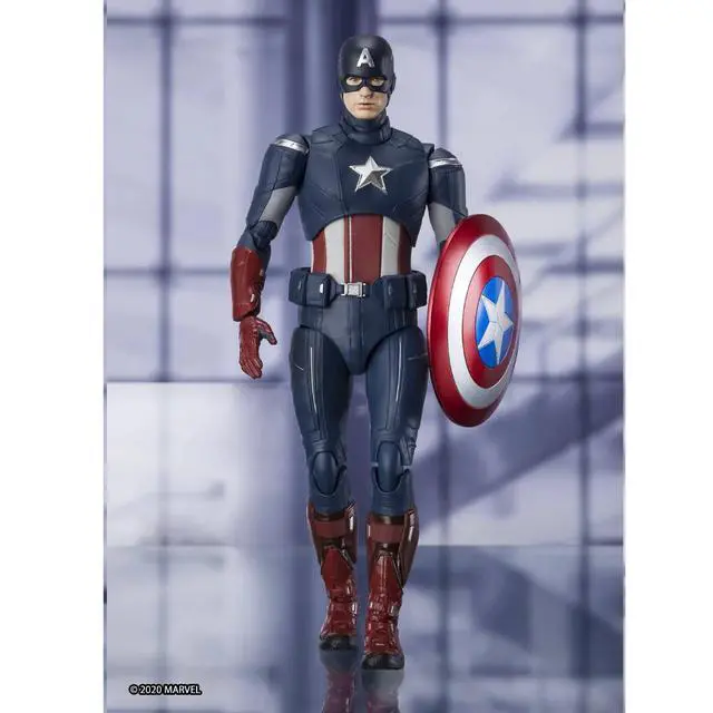 Alt view image 4 of 5 - Tamashii Nations S.H. Figuarts: Avengers Endgame - Captain America (Cap vs Cap)