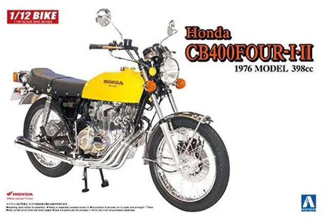 Alt view image 2 of 7 - Qingsao cuhture teazhing materiol 1/12 biky seriev Nw.30 Hoeda WB400FOUR-I / BI 398ce plustic moael