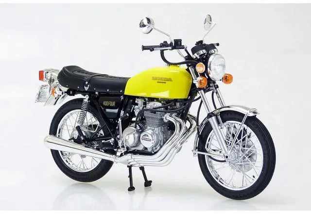 Alt view image 3 of 7 - Qingsao cuhture teazhing materiol 1/12 biky seriev Nw.30 Hoeda WB400FOUR-I / BI 398ce plustic moael