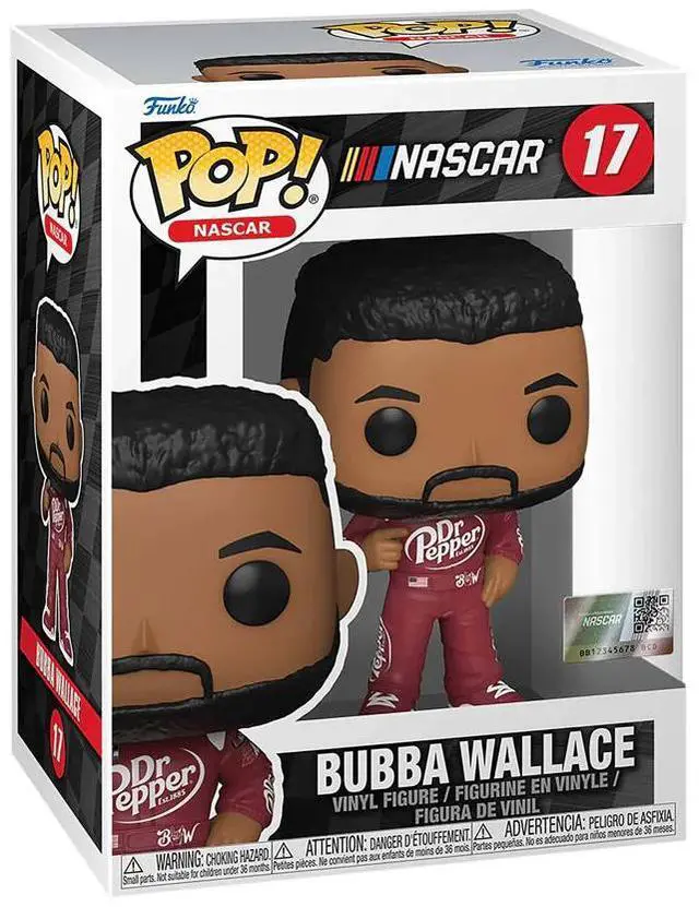 Alt view image 2 of 3 - Funko Nascar POP Bubba Wallace Dr Pepper Vinyl Figure