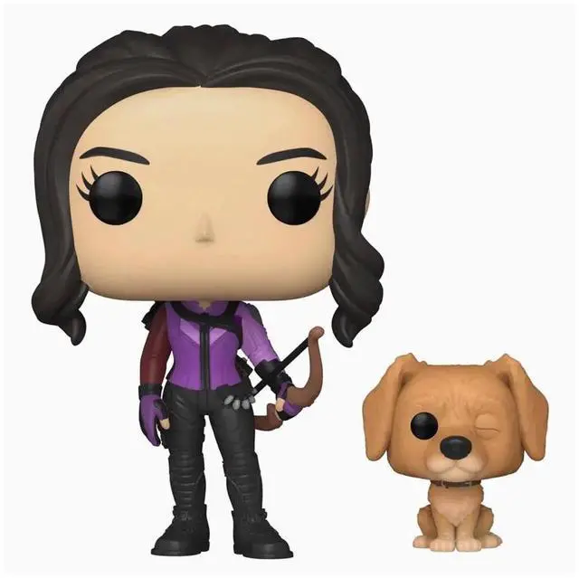 Alt view image 2 of 3 - Funko POP! Marvel: Hawkeye - Kate Bishop with Lucky the Pizza Dog Vinyl Figure #1212