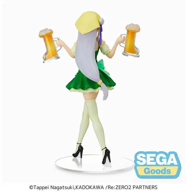 Alt view image 3 of 6 - SEGA: Re:Zero - Starting Life in Another World - Emilia (Oktoberfest Ver.) PM Figure