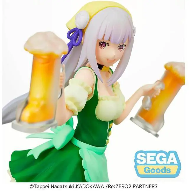 Alt view image 5 of 6 - SEGA: Re:Zero - Starting Life in Another World - Emilia (Oktoberfest Ver.) PM Figure