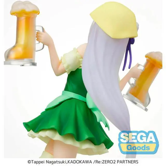 Alt view image 6 of 6 - SEGA: Re:Zero - Starting Life in Another World - Emilia (Oktoberfest Ver.) PM Figure