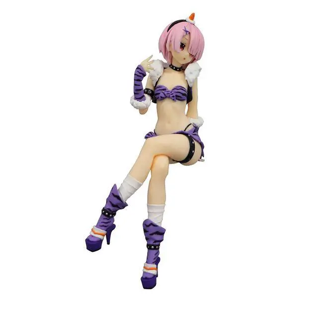 Alt view image 4 of 4 - FuRyu: Re:Zero Starting Life in Another World - Ram (Demon Costume Another Color Ver.) Noodle Stopper Figure