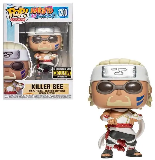 Alt view image 2 of 3 - Funko POP! Naruto - Killer Bee Vinyl Figure #1200 Entertainment Earth Exclusive [READ DESCRIPTION]