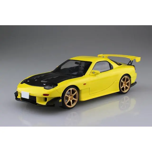 Alt view image 3 of 4 - Aoshima: 1/24 Initial D - Takahashi Keisuke FD3S RX-7 (Project D Ver.) Scale Model Kit #I-SP03