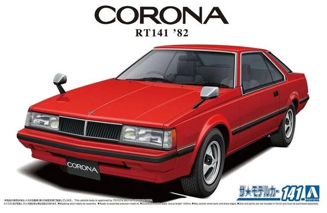 Main image of Aoshima: 1/24 Toyota RT141 Corona Hardtop 2000GT '82 Scale Model Kit #141