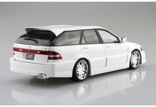 Alt view image 4 of 6 - Aoshima: 1/24 Garson Geraid GT CF6 Accord Wagon '97 (Honda) Scale Model Kit #63