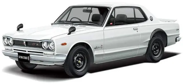 Main image of Aoshima: 1/24 Nissan KPGC10 Skyline HT2000GT-R Scale Model Kit #26